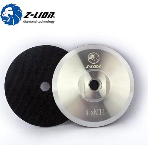 Z-Lion 4" Backer Pad Sanding Pad 100 Mm Abrasive Wheels Polishing Bonnets Buffing Pad Tools Metal Backing Sanding Pad