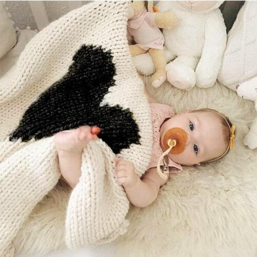 10pcs Knitted Baby Blanket Soft Newborn Swaddle Wrap Infant Toddler Sofa Bedding Quilt Sleeping Blankets