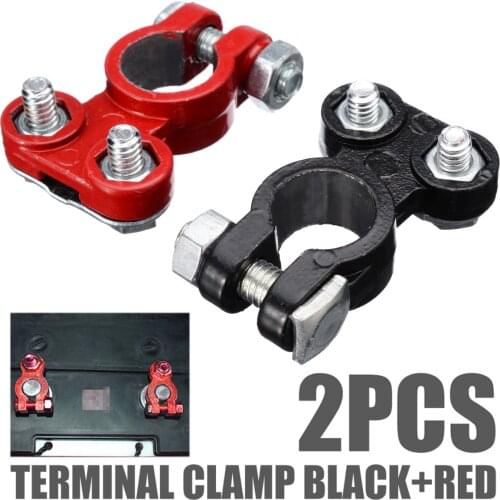 2pcs Auto Positive Negative Universal Car Battery Terminal Quick Release Clamp Connector Accessories
