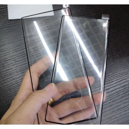 3D Tempered Glass For Samsung Galaxy Note 10 Plus Note10 Pro Full Glue Curved Screen Protective Glass For Samsung S10 S20 Plus