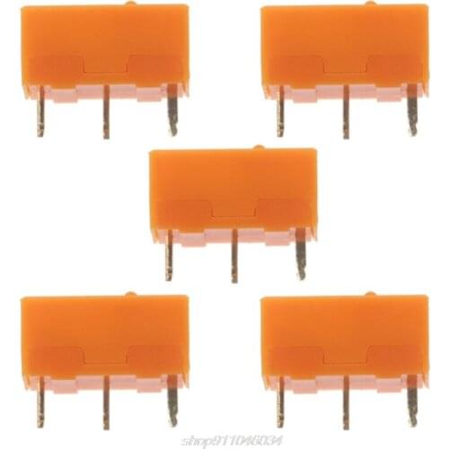 5Pcs Original TTC Gold Silver Micro Switch Mouse Button Accessories 30 Millions Lifetime M12 21 Dropship