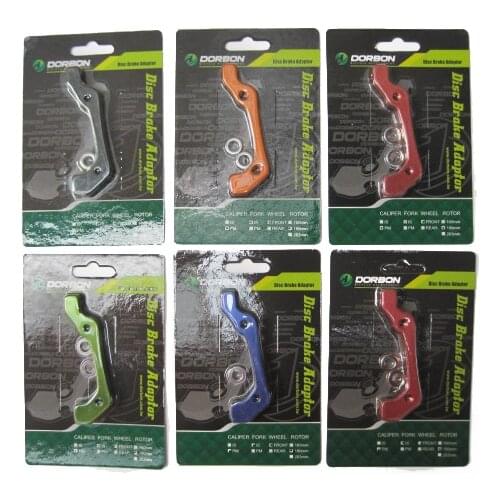 Bike bicycle disc brake rotor adapter adaptor IS-PM for 180mm or 203mm rotor front or rear bike parts colorful