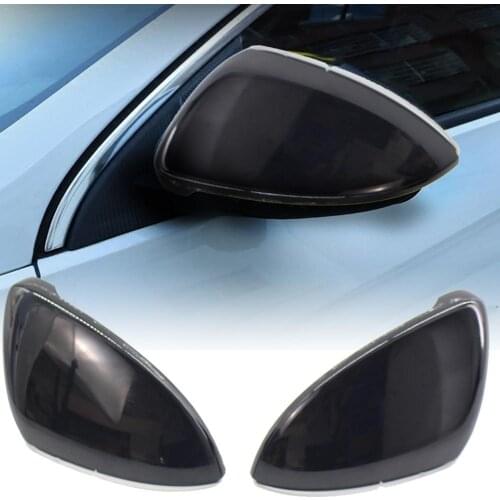 Cars Auto Wing Mirror Cover Ford Focus Gloss Black Caps Case Shell Replacement For Volkswagen GOLF MK7 Car External Accessories