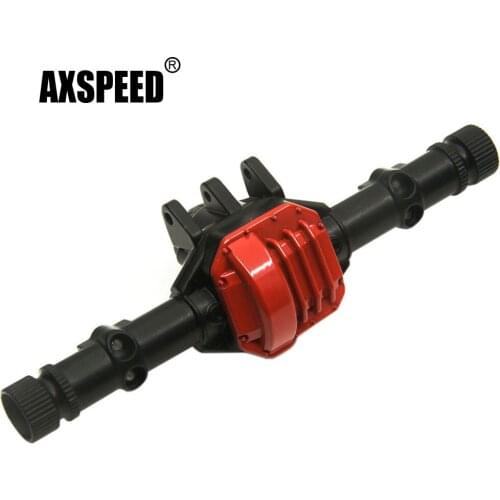 AXSPEED Alloy Front Rear Axle Housing for Axial SCX10 II 90046 90047 1/10 RC Crawler Car Truck Upgrade Parts