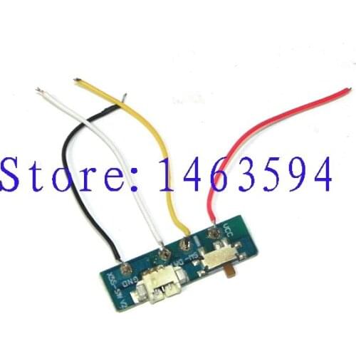 Free Shipping Syma X5S X5SC X5SW RC Quadcopter Helicopter spare parts ON / OFF switch set with camera connect plug