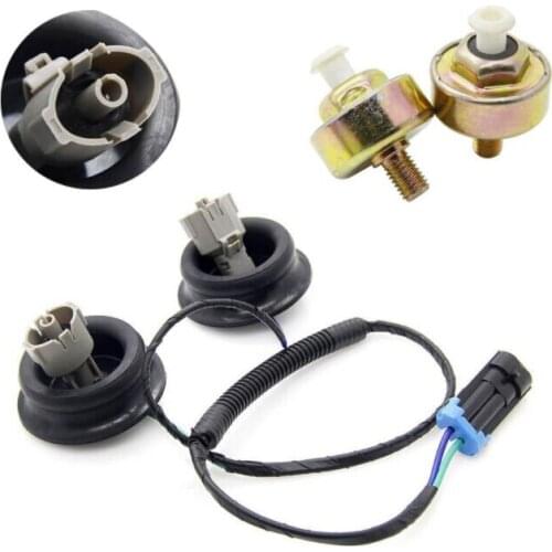 DUAL KNOCK SENSORS & WIRE HARNESS For LS1 LQ9 LS6 6.0L 5.3L 4.8L 8.1L HUMMER H2