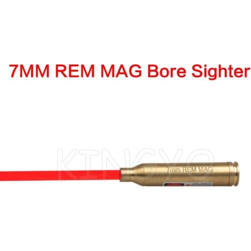 Cartridge Red Laser 7mm REM MAG Bore Sighter Boresighter Copper/Brass For Scope Hunting