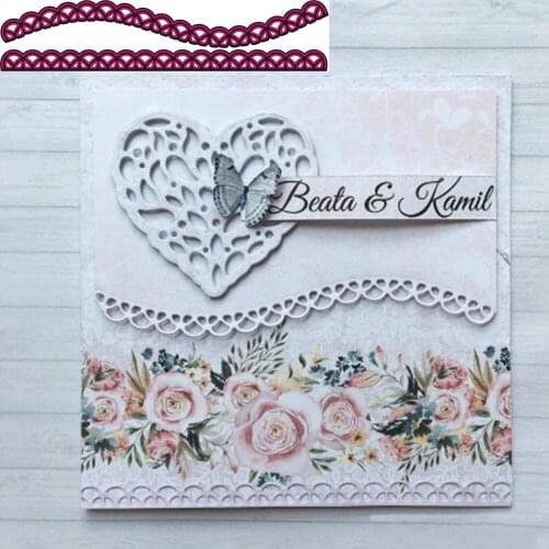 Lace Metal Cutting Dies for DIY Scrapbooking Album Paper Cards Decorative Crafts Embossing Die Cuts