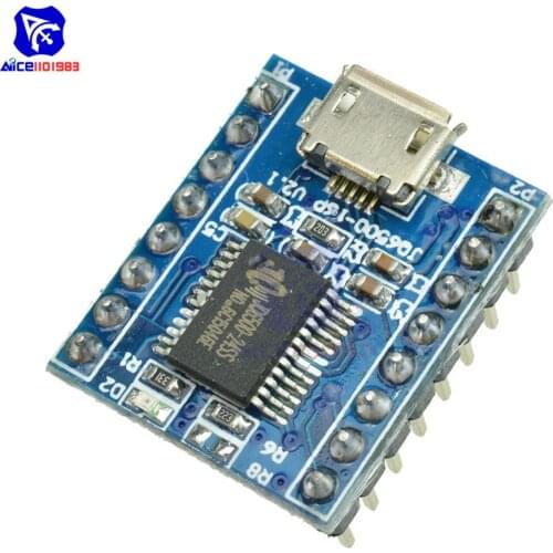 JQ6500 Voice Sound Board Module Micro USB 3.2-5V 20mA DIP16 TTL UART MP3 Breakout Replace One to 5 Way MP3 Voice Standard