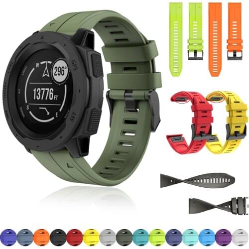 20mm Watchband For Garmin Fenix 6S 6S Pro 5S 5S Plus Silicone Band Fenix 6S 5S Quick Release Easyfit Wrist Strap Smart Bracelet