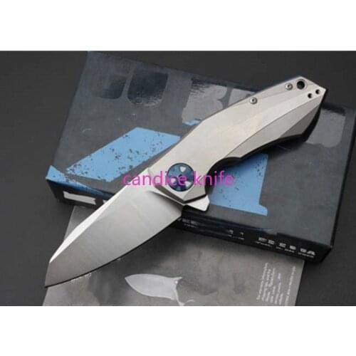 ZT 0456 ZT0456 Folding Knife TC4 Titanium Alloy CNC Handle D2 Blade Ball Bearing Hunting Survival Tactical Portable EDC Knife