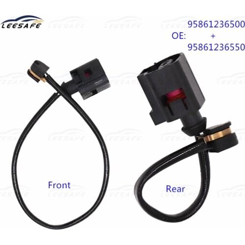 1Pair Front + Rear Brake Pad Wear Sensor Replacement 95861236500 95861236550 for VW Touareg 7P5 PORSCHE Cayenne 92A Panamera 970