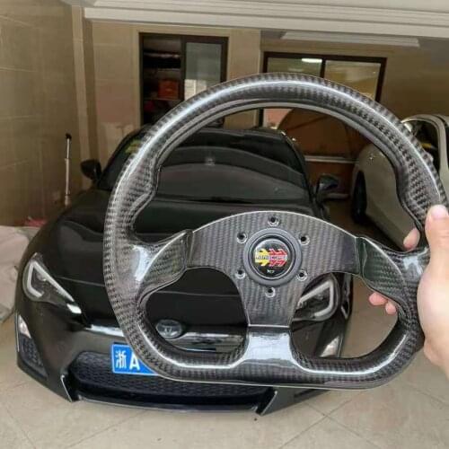 Sport Steering Wheel Racing Type Carbon fiber Universal 13 Inches325MM for Mono