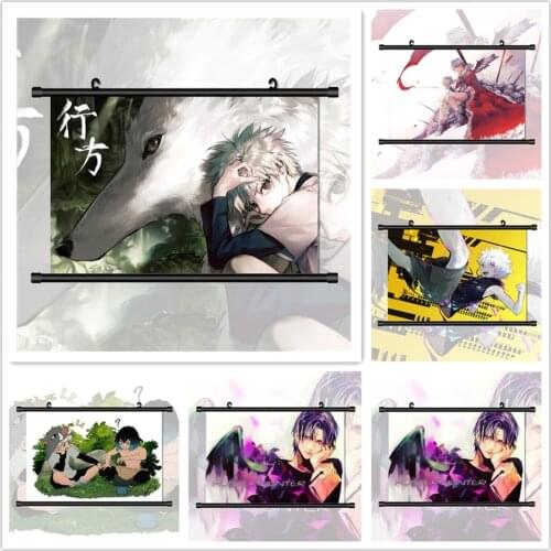 WTQ Hunter X Hunter Gon Killia Kurapika Hisoka Anime Canvas Painting Anime Posters Wall Decor Wall Art Picture Home Decor