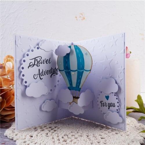 YaMinSanNiO Bicycle Balllon Flower Kite Flower Spring Outing Traveling Metal Cutting Dies For Card Make Scrapbooking New 2021