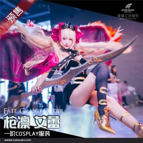 2020 New Fate/Grand Order Servant Ereshkigal Irkalla Cosplay Costume Black Halloween Women Outfit high quality full sets A