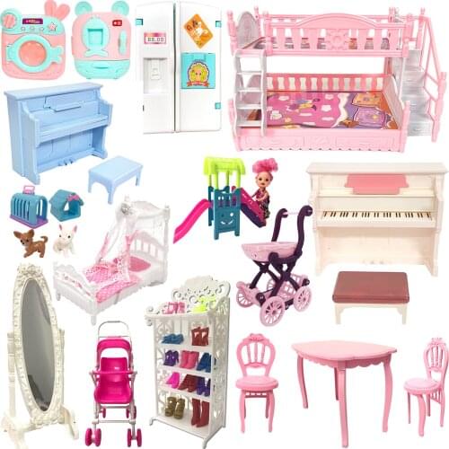 NK One Pcs Doll Accessories Display Holder Dress Clothes Gown Mannequin Model Stand For Barbie Doll Girls Play DIY Toy