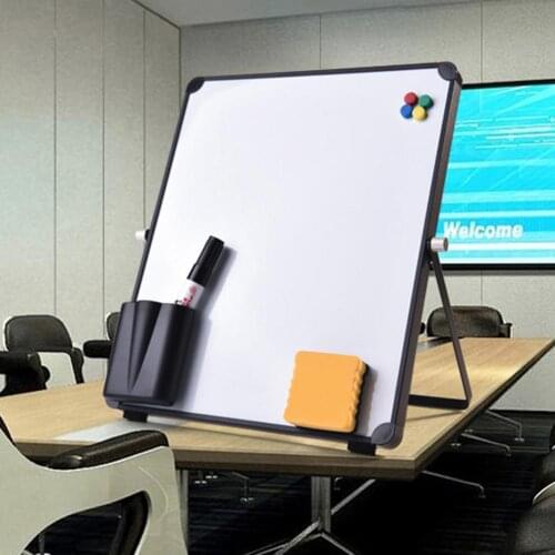 30 x25cm Magnetic Dry Erase White Board Set With Stand Smooth Durable Board Set For Online Lessons Office Teaching Practice