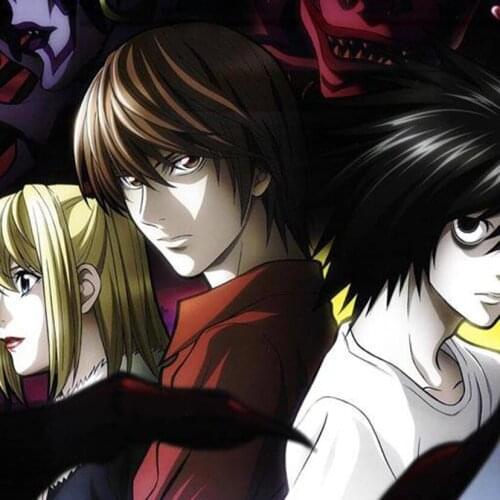 New 5D DIY Full Square/Round Diamond Painting Anime Death Note 3D Embroidery Cross Stitch Rhinestone Mosaic Home Decor Art YC49