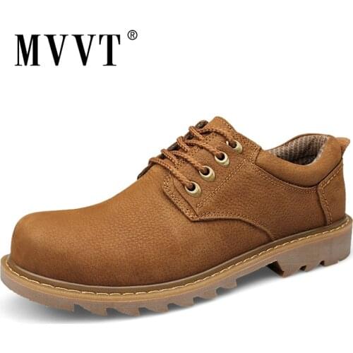 Handmade Genuine Leather boots Men Tooling Boots Work Shoes Classic Ankle Boots Nubuck leather Men Winter Boots