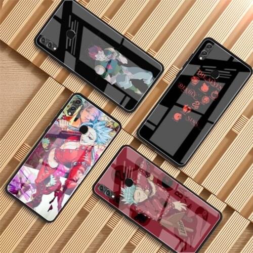 The Seven Deadly Sins Tempered Glass Phone Case For Huawei P20 P30 P40 P40 Lite Pro Psmart Mate 20 30 Cover Shell