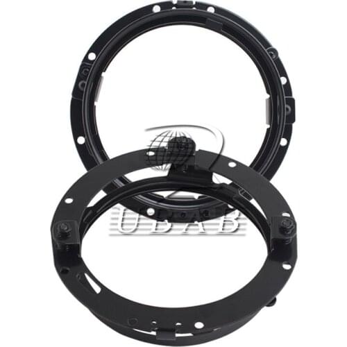 Black Mounting Bracket for 7inch LED Headlight Round Ring Headlight mount Lamp Holder For Jeep Wrangler JK for Harley Motorcycle