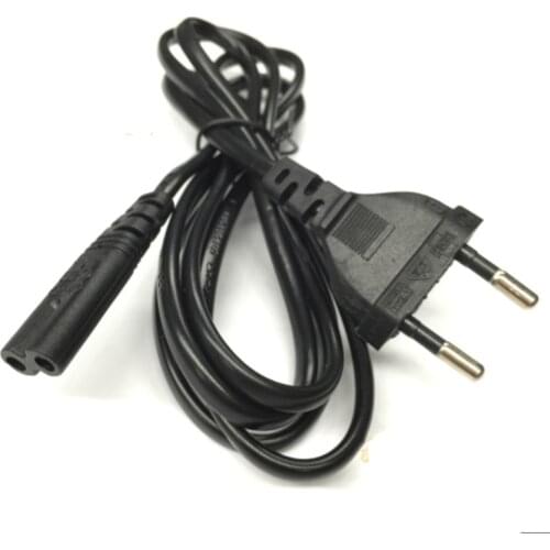 European EU Power Cable Euro Plug C7 Figure 8 Power AC Adapter Supply Lead Cord 1.4m For Portable Radio Battery Chargers PSP 4