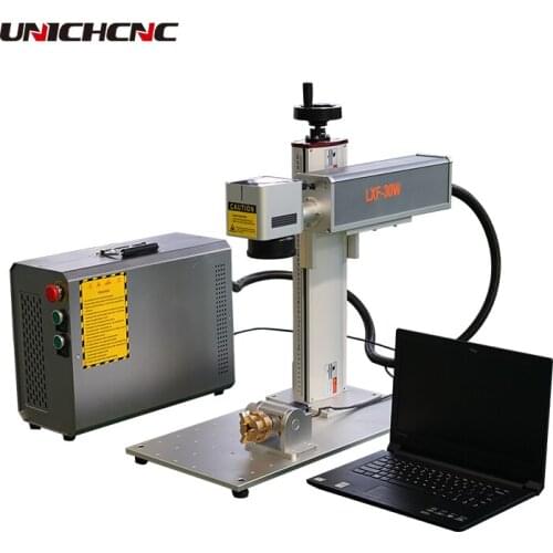 Portable PP anodized aluminum cooper 20w mini fiber laser marking machine