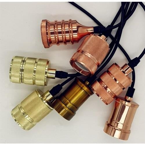 Simple Pendant Light Vintage Retro LED Indoor Light Lamp Holder Modern Coffe Vintage Bar Decoration Hanging AC110-265v NO Bulb