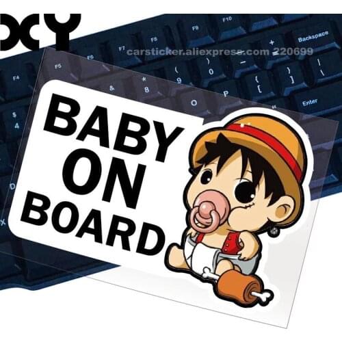 Reflective Type Car Stickers Motorcycle Stickers Decals Car Styling Waterproof BABY ON BOARD