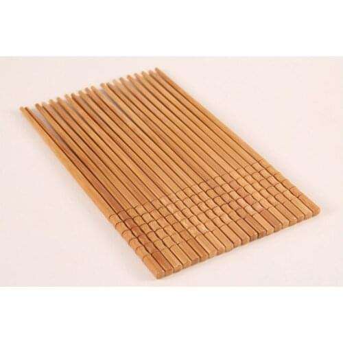 10 pairs Japanese Natural Wooden Bamboo Chopsticks Health Without Lacquer Wax Tableware Dinnerware Hashi Sushi Chinese