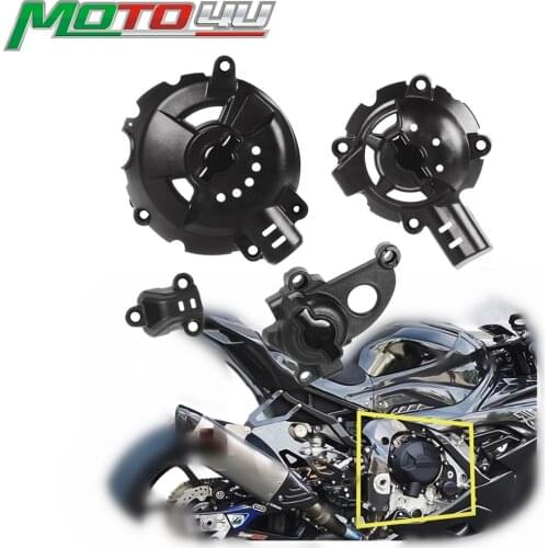 ABS/Carbon Fiber Motorcycle Engine Cover protection cap 4PCS For BMW S1000RR S1000 RR 2019 2020 2020