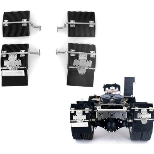 1/14 Rc Trucks Frame Rear Fender Mud Guard Set For Remote Control Toys Tamiya Tractor Dump Cars VOLVO750 FH16 FH12 56360 56312