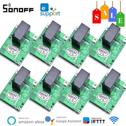1-20PCS SONOFF RE5V1C-5V Wifi Relay Module Remote Control Electrical Devices Via Ewelink Work With Alexa Google Home IFTTT