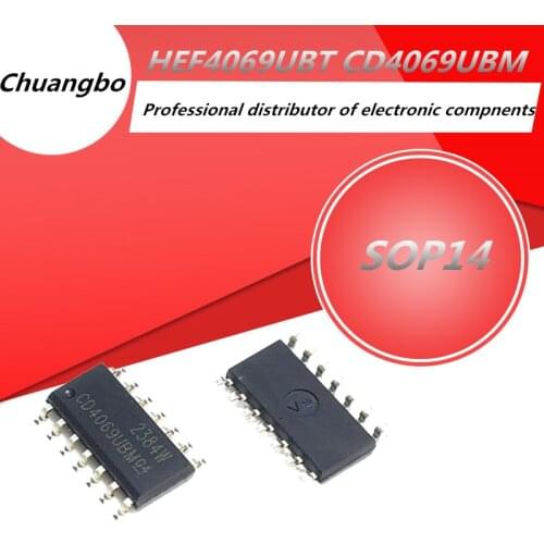 10pcs HEF4069UBT CD4069UBM CD4069BM SOP-14 Brand new original IC