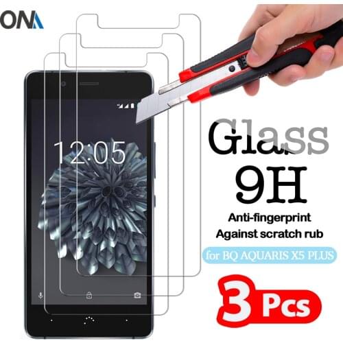 2.5D Tempered Glass For BQ AQUARIS X x2 x3 x5 Pro x5 Plus High Quality Protective Film 9H Screen Protector for AQUARIS X5 S M5.5