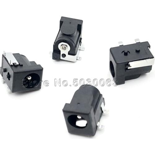 20pcs (in bulk) DC-050 SMD DC005 4 feet SMD 5.5-2.1 DC power supply socket SMD welding plate brand new