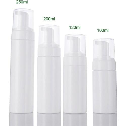 300pcs/lot 100ml 120ml 200ml 250ml Dispenser Suds Soap Foam Foaming Pump Bottle Travel Plastic New Portable Convenient Bottle