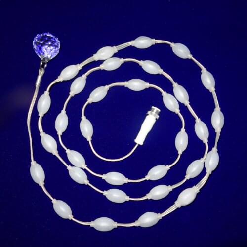 33pcs/ string P45mm DMX512 controlled 3D magic effects ball light led for led curtain screen;DC7.5V input;indoor used