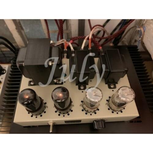 6P6p/6V6 tube 5W*2 single-ended Class A tube amplifier power amplifier connection, frequency response 20KHz-20KHz