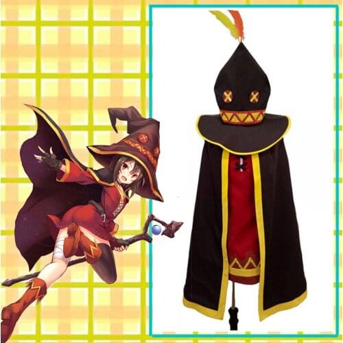 Anime KonoSuba: Gods Blessing On This Wonderful World! Cosplay Costumes Megumin Cosplay Halloween Kono Subarashii Sekai Ni Shuk