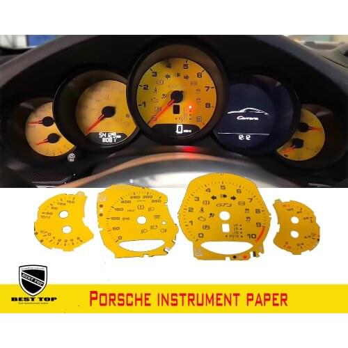 Car Accessories Porsche Panamera Cayenne Macan Cayman 911 Instrument Paper