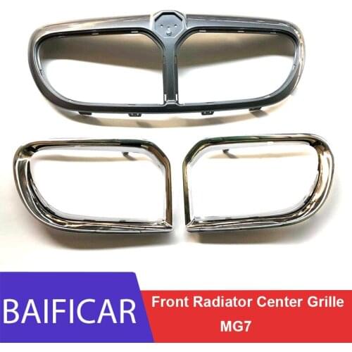 Baificar Brand New Front Radiator Center Grille Bumper Racing Grills With Electroplating Bright Strip For MG7