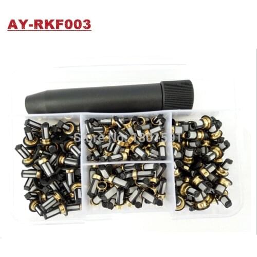 Free Shipping 250units/set fuel injector microfilter with filter removing tool for honda cars (AY-RKF003)