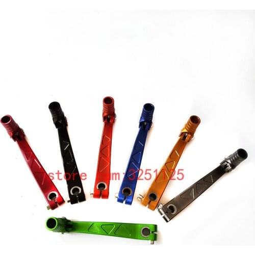 CNC Aluminum Folding Gear Shift Lever Fit Kayo BSE Apollo Xmotos chinese Dirt Pit Bike 50 70 110 125 140 150 160 cc