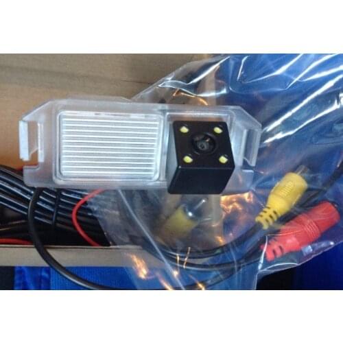 Highest nightvision 4 LED color CCD Car Reverse Rear View backup Camera parking rearview For HYUNDAI I30 KIA SOUL