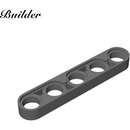 Little Builder 32017 MOC Technology Bricks 1x5 Thin Hole Arm Liftarm 10pcs Building Block DIY Creative Particle Toy for Children