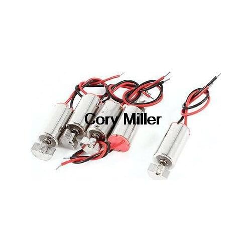 Toys DIY Coreless Mini Vibration Motor 6x14mm DC 1.5-6V 50000RPM