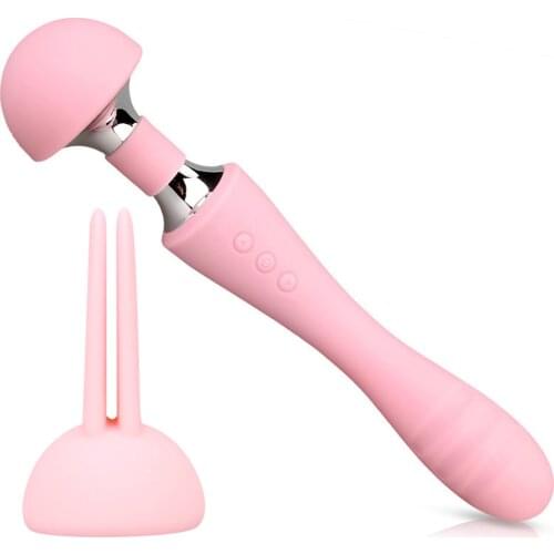 Powerful 10 Speeds Rechargeable Magic Wand Massager Vibrator Dildo Vibration Wands G-Spot Vibrator Sex Toys for Women