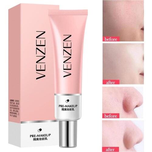 New Korea Cosmetics Facial Primer Base Makeup For Face Brighten Skin Pore Concealer Primer Cream Rose Essence Before Foundation